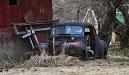 Rusted car